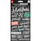 Me & My Big Ideas Glitter Stickers Value Pack-Tourist - Chalk, 100/Pkg
